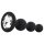 EasyToys - perle analtappe (svart)