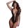 Christine - dypt utringet netting body - (svart) - XS-XL