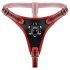 Easytoys - trippel strop-on dildo (svart)