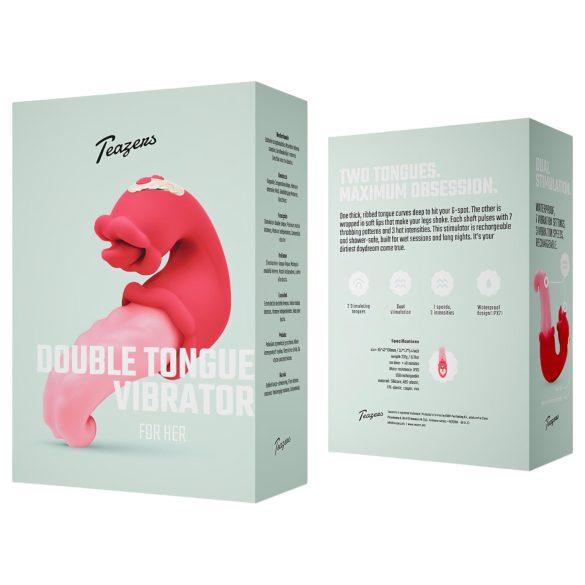 Teazers - dobbel tunger vibrator (rosa)