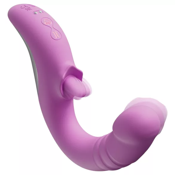 Good Vibes Only - klitorisstimulerende støtvibrator (rosa)