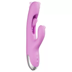   Good Vibes Only - klitorisstimulator med bevegelig finger (lilla)