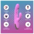 Good Vibes Only - klitorisstimulator med bevegelig finger (lilla)