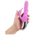 Good Vibes Only - roterende-støtende klitorisstimulator med arm (rosa)