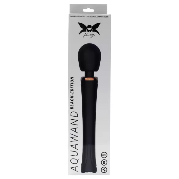 Pixey Aquawand - vanntett massasjevibrator (svart)