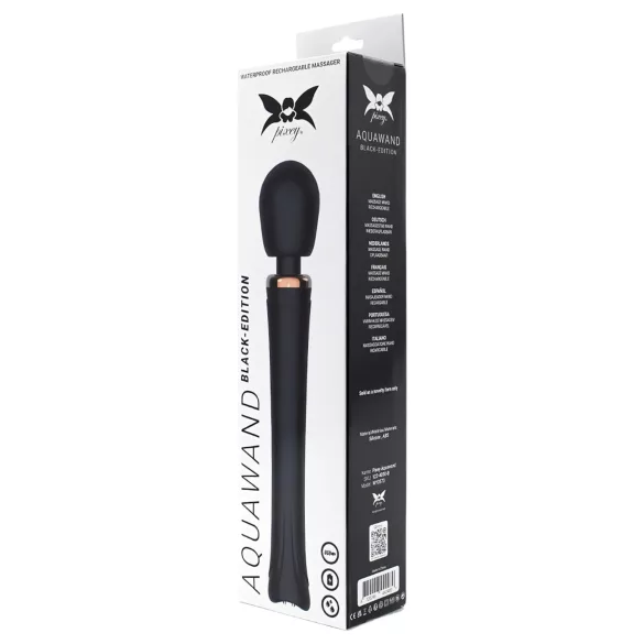 Pixey Aquawand - vanntett massasjevibrator (svart)