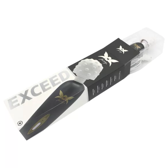 Pixey Exceed - trådbundet massasjevibrator (grå)