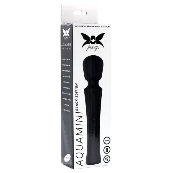 Pixey Aquamini - mini stavvibrator (svart)