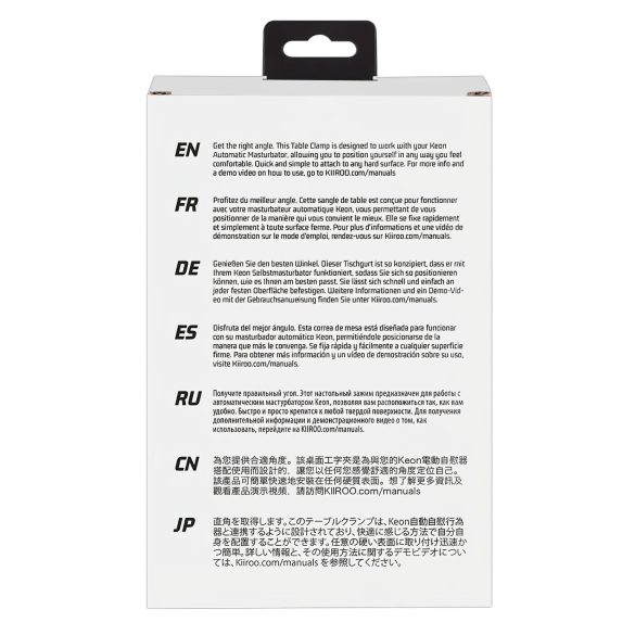 Kiiroo Keon - masturbatorfeste (svart)