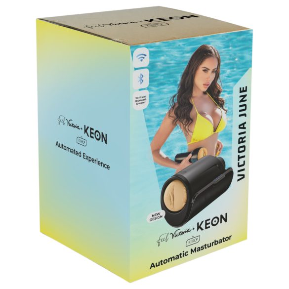 Kiiroo Keon Wifi + Victoria June - realistisk masturbator (hudfarget)