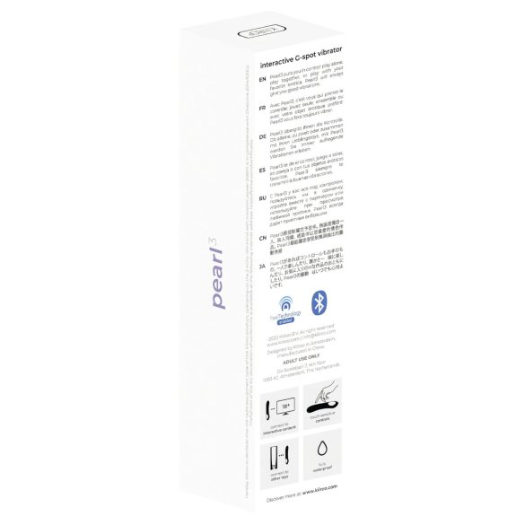 Kiiroo Pearl 3 - interaktiv G-punktvibrator (lilla)
