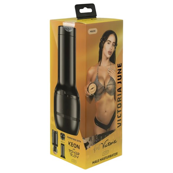 Kiiroo Victoria June – Munnmasturbator – PowerBlow-kompatibel (naturlig)