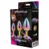 Dreamtoys Gleaming Love - analkuleplugg-sett med juvel (flerfarget)