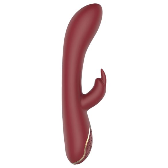 Romantikk Emily - G-punktvibrator med klitorisstimulator (rød)