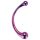 Dreamtoys – metallisk massasje-dildo i glass