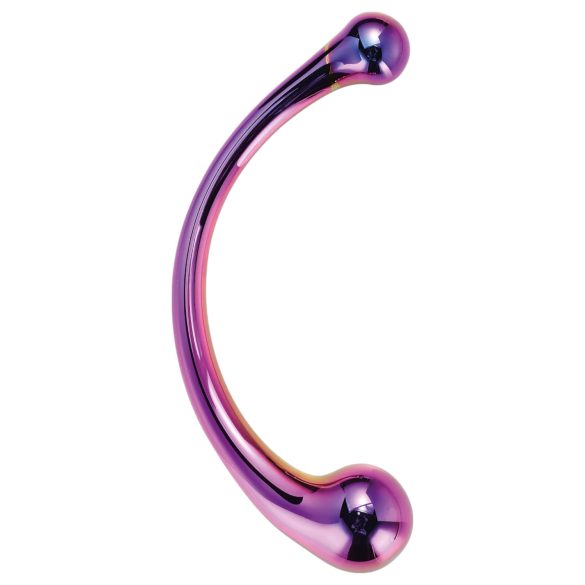 Dreamtoys – metallisk massasje-dildo i glass