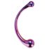 Dreamtoys – metallisk massasje-dildo i glass