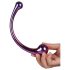 Dreamtoys – metallisk massasje-dildo i glass