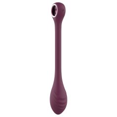   Glam - oppladbar, vanntett G-punkt vibrator som kan formes (lilla)