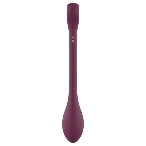 Glam - oppladbar, vanntett G-punkt vibrator som kan formes (lilla)