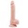Mr. Dixx 7.6 - sugekoppdildo med testikler - hudfarget (19,5 cm)