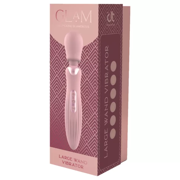 Glam - stor wand‑vibrator (rosa)