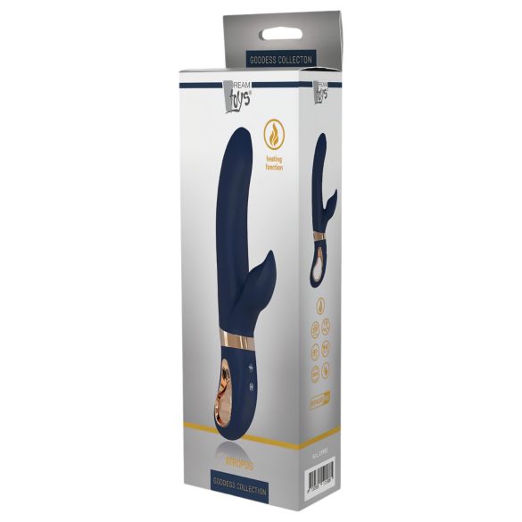 Dream Toys Atropos - oppladbar, varmegenererende vibrator (blå)