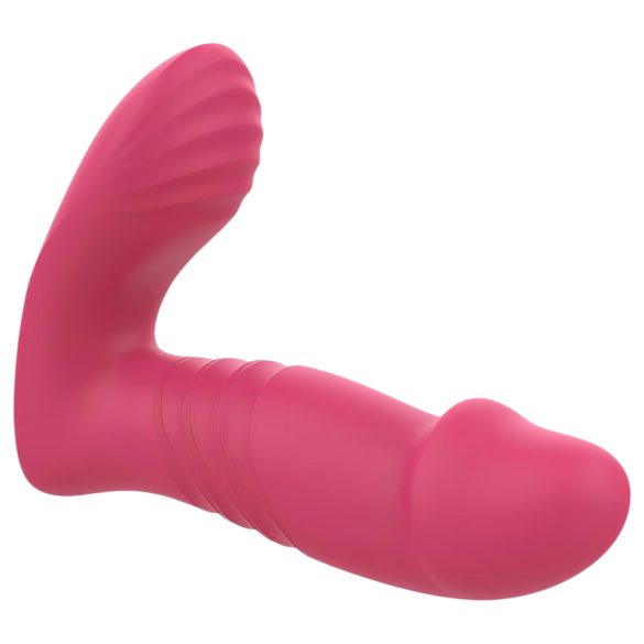 Dreamtoys - trådløs, bærbar skyvende vibrator (rosa)