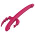 Dreamtoys Anywhere Pleasure Vibe - oppladbar, 4-armet vibrator (rosa)