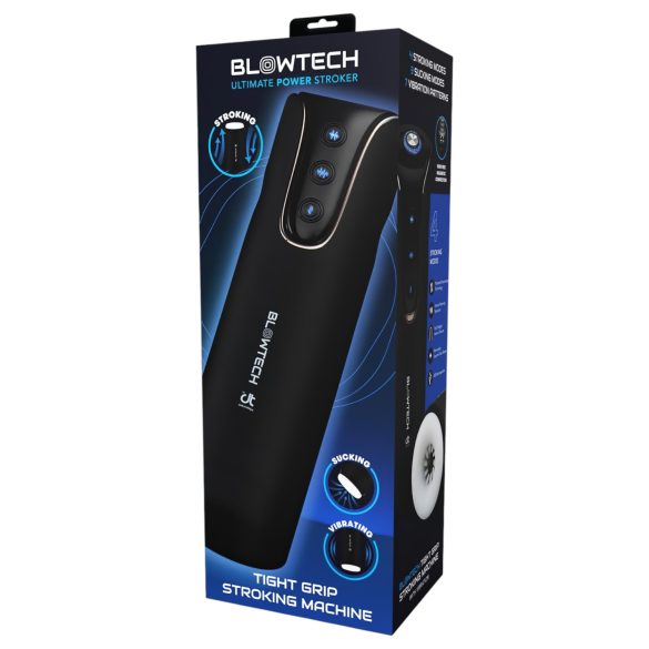 Dreamtoys Blowtech Stramttak - vibrerende masturbator (svart)