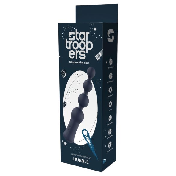 Startroopers Hubble - oppladbar perleanalvibrator (blå)