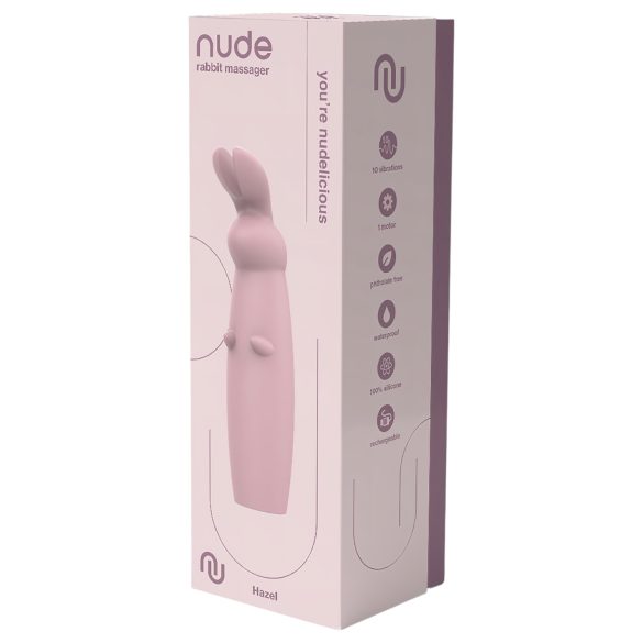 Nude Hazel - Oppladbar Rabbit Klitoris-Vibrator (lilla)