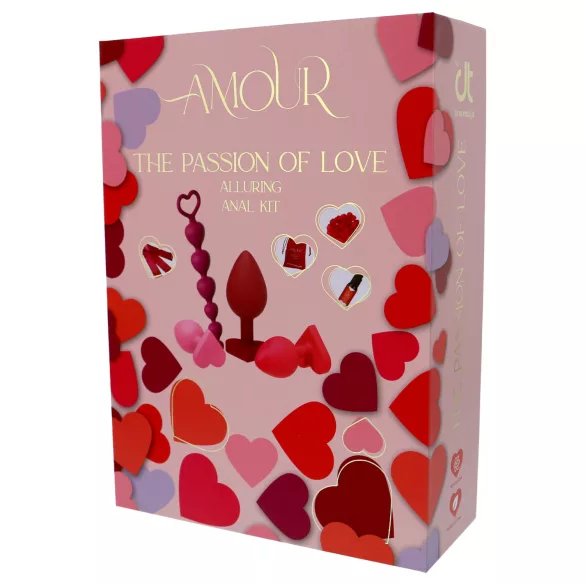Dreamtoys Amour - gavesett for analtrening (rød)