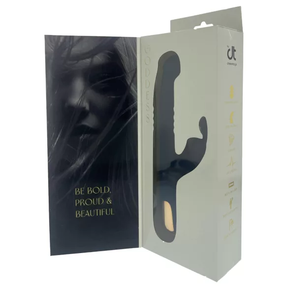 Dreamtoys Goddess Collection - skyvevibrator (mørk blå)
