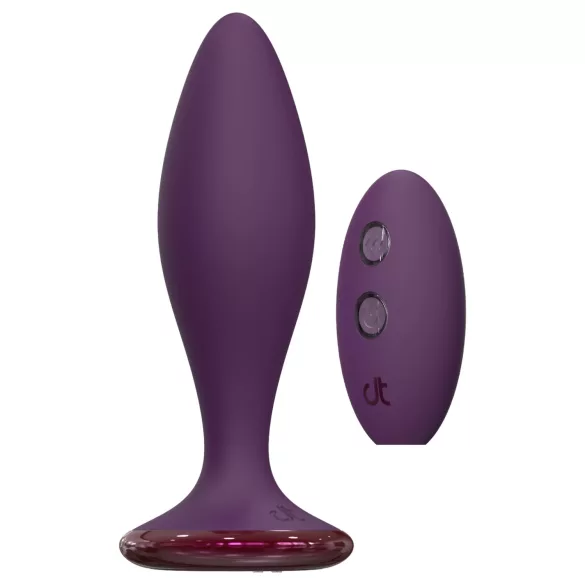 Glam - analvibrator med fjernkontroll (lilla)