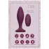 Glam - analvibrator med fjernkontroll (lilla)
