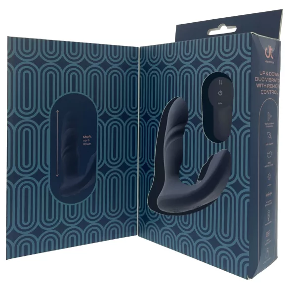 Dreamtoys Pulz - støtende analvibrator med fjernkontroll (blå)