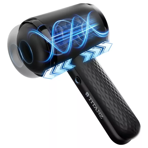 Titanz Thrusting Blow Gun - automatisk masturbator (svart)
