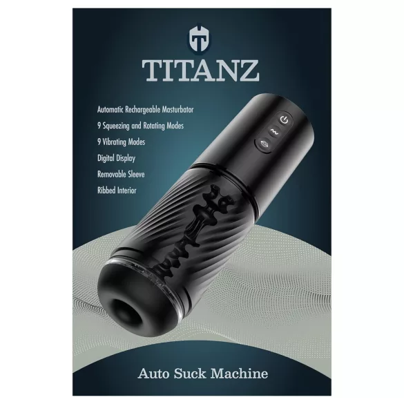 Titanz Auto Suck - automatisk masturbator (svart)