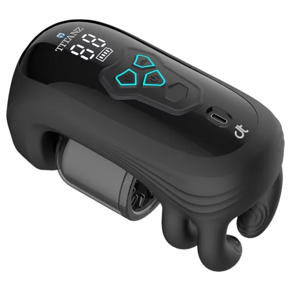 Titanz Auto Squeeze - automatisk masturbator (svart)