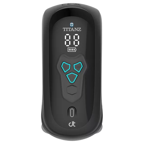 Titanz Auto Squeeze - automatisk masturbator (svart)