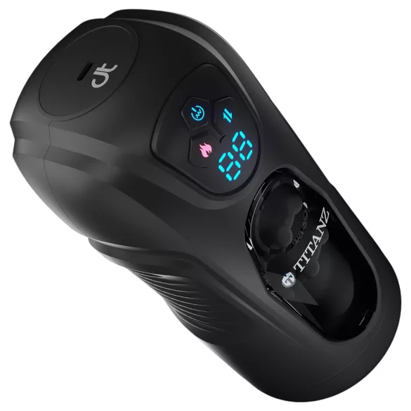 Titanz Ultimate Heat & Thrusting - automatisk masturbator (svart)