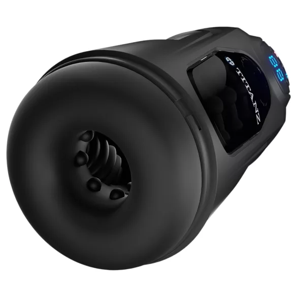 Titanz Ultimate Heat & Thrusting - automatisk masturbator (svart)