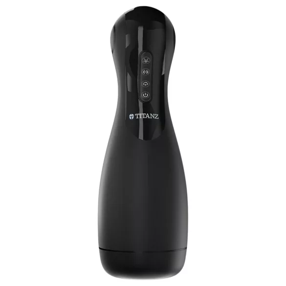 Titanz Ultimate Squeeze & Suck - automatisk masturbator (svart)