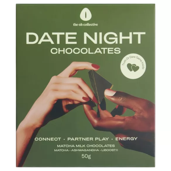 The Oh Collective Date Night Matcha - matcha-jordbær-sjokolade for par (50 g)