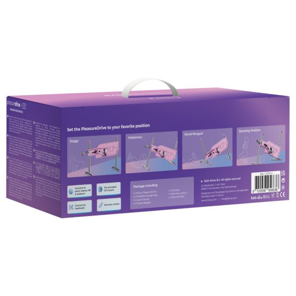 Kiiroo Pleasure Drive - smart nettverksseksmaskin (rosa)