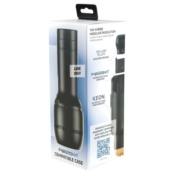 Kiiroo PowerShot kompatibelt masturbatorhylster (svart)