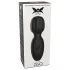 Pixey 2GO - oppladbar mini massasjestav vibrator (svart)