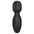 Pixey 2GO - oppladbar mini massasjestav vibrator (svart)