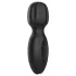 Pixey 2GO - oppladbar mini massasjestav vibrator (svart)
